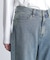 【4サイズ展開XS-L] ベーシックワイドデニムパンツ