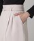 [低身長サイズ／Sシリーズ]気流染めベルト付ショートパンツ
