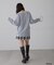 シャツ巻き風ミニスカート
