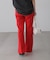 [低身長サイズ／Sシリーズ]フレアセンタープレスパンツ