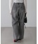 ストレートワイドクラッシュデニムパンツ