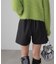 ベルト付きショートパンツ