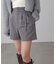 ベルト付きショートパンツ