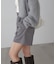 ベルト付きショートパンツ
