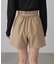 ベルト付きショートパンツ