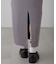 ハーフジップロングニットワンピース