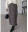 フロントジップナロースカート