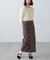 ショート丈ロングシャギーニット