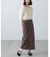 ショート丈ロングシャギーニット