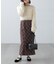 ショート丈ロングシャギーニット
