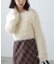 ショート丈ロングシャギーニット