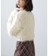 ショート丈ロングシャギーニット