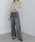 ショート丈ロングシャギーニット