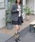 ウール混オーバーサイズジャケット