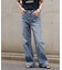 〈フリーズマート別注〉PICCADILLY ベーシックワイドデニムパンツ