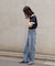 〈フリーズマート別注〉PICCADILLY ベーシックワイドデニムパンツ