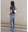 〈フリーズマート別注〉PICCADILLY ベーシックワイドデニムパンツ