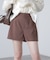 ハイウエストショートパンツ