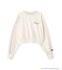 サンリオキャラクターズコラボ SHORT SWEAT ショートスウェット 胸LOGO×袖RIBBON