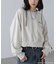 サンリオキャラクターズコラボ SHORT SWEAT ショートスウェット 胸LOGO×袖RIBBON