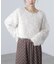 プードルボアショート丈ニットソー