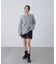 レースレイヤードエコレザーショートパンツ