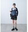 レースレイヤードエコレザーショートパンツ