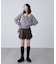 レースレイヤードエコレザーショートパンツ