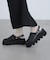 クロッグ厚底サンダル