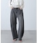 [低身長サイズ／Sシリーズ]配色パネルバレルワイドパンツ