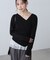 〈MFM〉アシメVネックニット