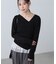 〈MFM〉アシメVネックニット