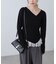 〈MFM〉アシメVネックニット