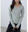 〈MFM〉アシメVネックニット