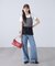 2WAYシアードットホルターキャミ×半袖カットソーセット