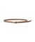スクエアバックル細ベルト