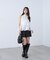〈MFM〉シアードットティアードブラウス
