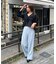 ウール調ワンタックワイドパンツ［切らずに履ける身長別サイズ／低身長／高身長／５サイズ５色／洗える／防シワ