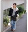内ボア中綿リバーシブルブルゾン