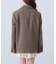 ウール混ガンクラブダブルブレストジャケット