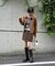 Iシャツフェイクレイヤードポロカーディガン