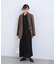 カットジャガード長袖ポロワンピース