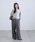 ハート柄アーガイルニットカーディガン