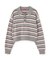 POLO BCS ボーダーポロニット