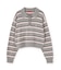 POLO BCS ボーダーポロニット
