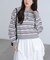 POLO BCS ボーダーポロニット