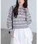 POLO BCS ボーダーポロニット