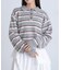 POLO BCS ボーダーポロニット