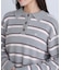 POLO BCS ボーダーポロニット