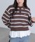 POLO BCS ボーダーポロニット